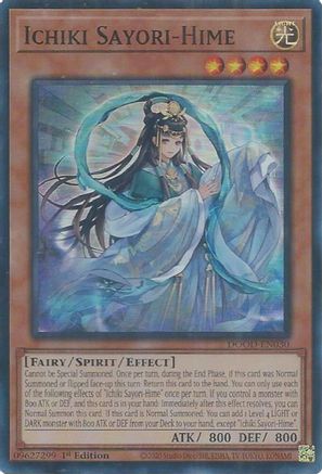 SUPER RARE Ichiki Sayori-Hime (DOOD-EN030) - Doom of Dimensions 1st Edition
