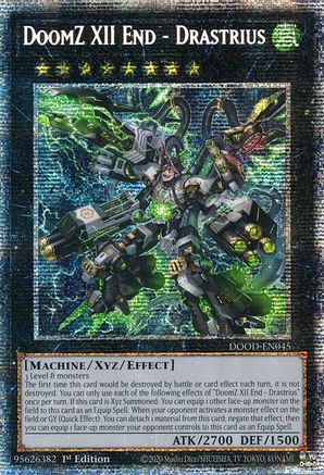 STARLIGHT RARE DoomZ XII End - Drastrius (Starlight Rare) (DOOD-EN045) - Doom of Dimensions 1st Edition