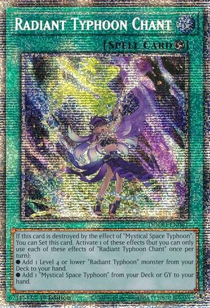 STARLIGHT RARE Radiant Typhoon Chant (Starlight Rare) (DOOD-EN061) - Doom of Dimensions 1st Edition