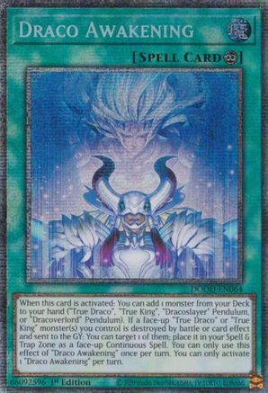 STARLIGHT RARE Draco Awakening (Starlight Rare) (DOOD-EN064) - Doom of Dimensions 1st Edition