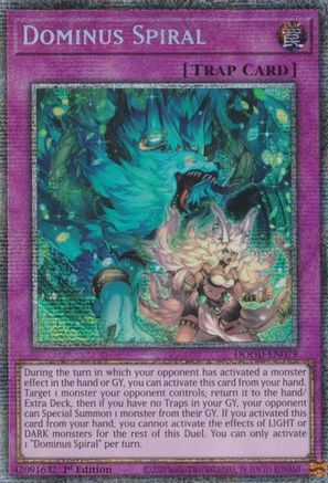 STARLIGHT RARE Dominus Spiral (Starlight Rare) (DOOD-EN079) - Doom of Dimensions 1st Edition