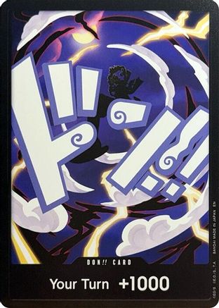 DON!! Card (GEAR5 Luffy) - Premium Booster -The Best- Vol. 2 One Piece