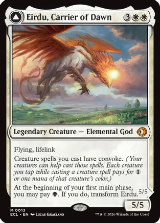 FOIL Eirdu, Carrier of Dawn (ECL-013) - Lorwyn Eclipsed - Magic The Gathering
