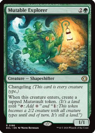 FOIL Mutable Explorer (ECL-186) - Lorwyn Eclipsed - Magic The Gathering