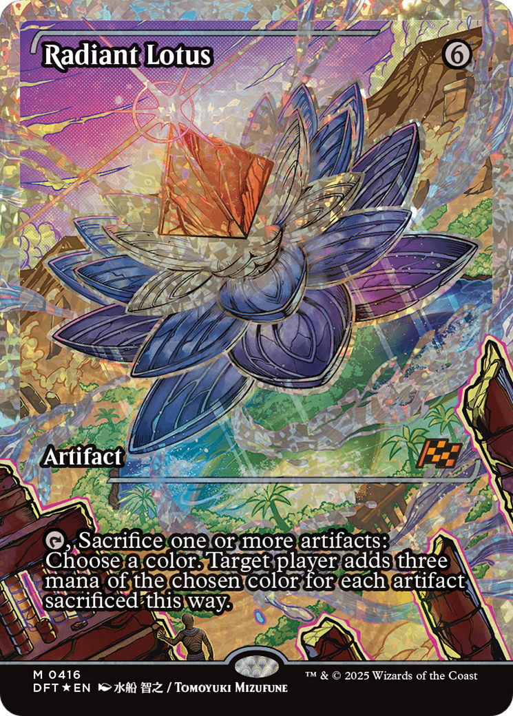 FOIL Radiant Lotus (DFT-416) - Aetherdrift - Magic The Gathering