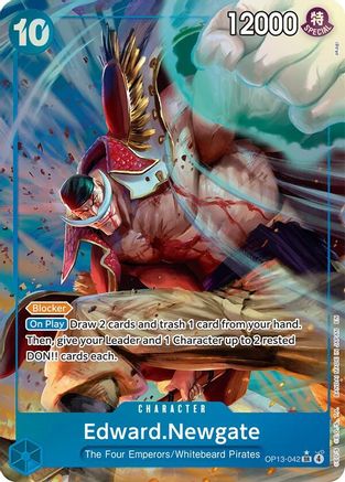 Edward.Newgate Alternate Art OP13-042 