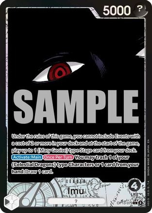 Imu Alternate Art OP13-079 