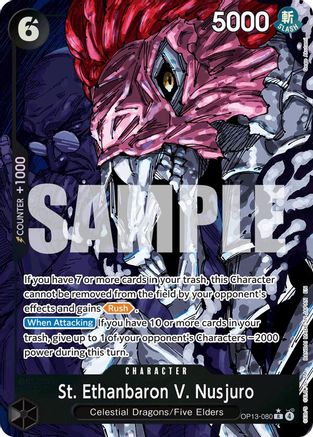 St. Ethanbaron V. Nusjuro Alternate Art OP13-080 