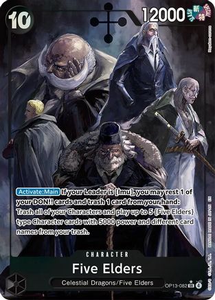 Five Elders Alternate Art OP13-082 