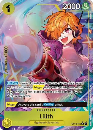 Lilith Alternate Art OP13-113 