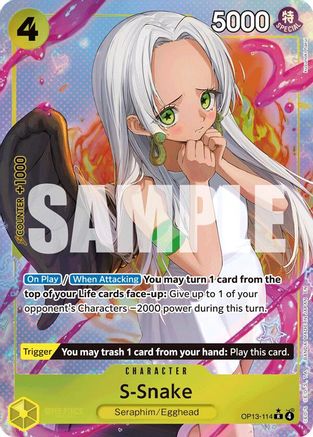 S-Snake Alternate Art OP13-114 