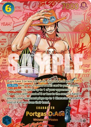 Portgas.D.Ace 119 3rd Anniversary OP13-119 
