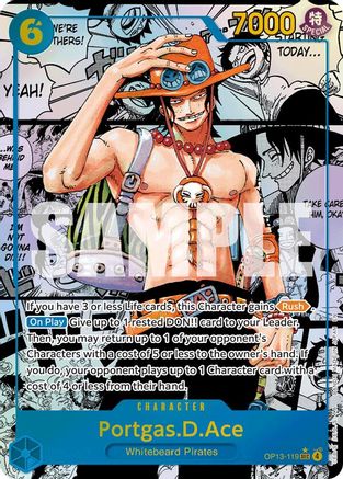 Portgas.D.Ace 119 Manga OP13-119 