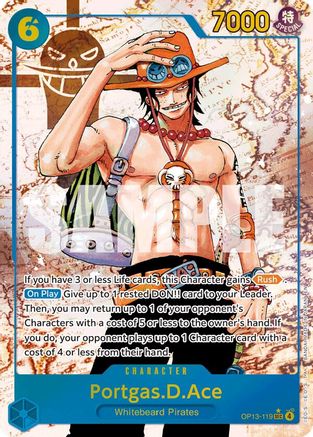 Portgas.D.Ace 119 Parallel OP13-119 