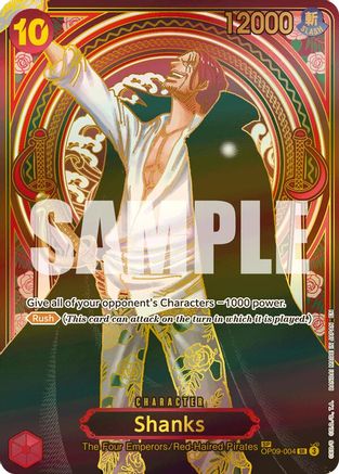 Shanks - OP09-004 SP Gold OP09-004 