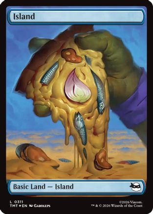 FOIL Island (0311) (Surge Foil) (TMT-311) - Teenage Mutant Ninja Turtles - Magic The Gathering