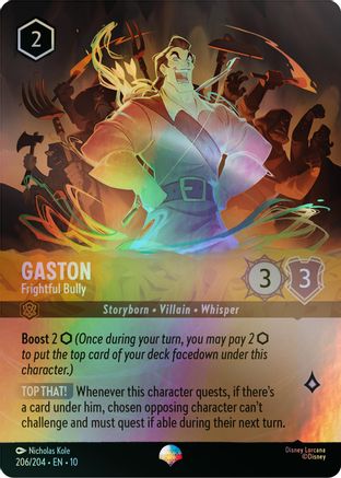 Gaston - Frightful Bully Epic 206/204 