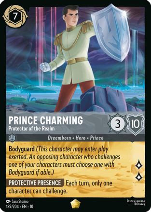 Prince Charming - Protector of the Realm (189/204) - Whispers in the Well COLD FOIL