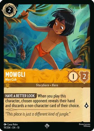 Mowgli - Man Cub (19/204) - Whispers in the Well COLD FOIL