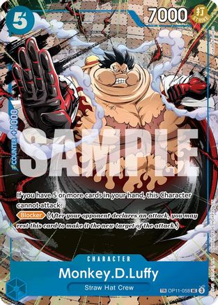 Monkey.D.Luffy - OP11-058 TR OP11-058 