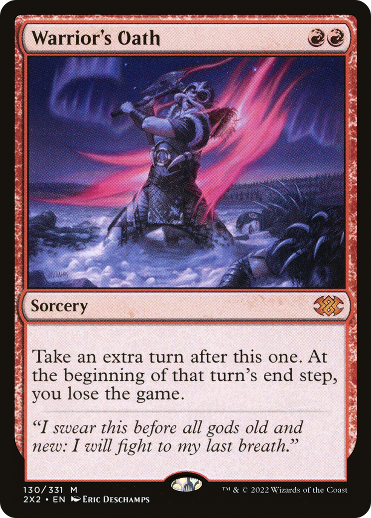 Warrior's Oath (2X2-130) - Double Masters 2022 - Magic The Gathering
