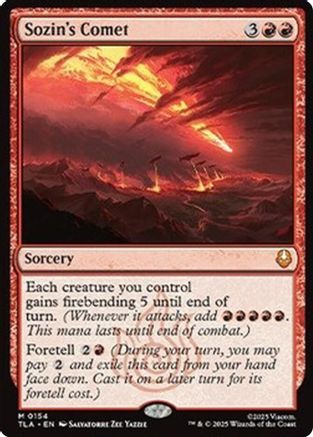 FOIL Sozin's Comet (TLA-154) - Avatar: The Last Airbender - Magic The Gathering