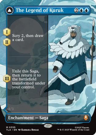 FOIL The Legend of Kuruk (Borderless) (TLA-355) - Avatar: The Last Airbender - Magic The Gathering