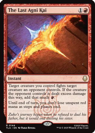FOIL The Last Agni Kai (TLA-144) - Avatar: The Last Airbender - Magic The Gathering