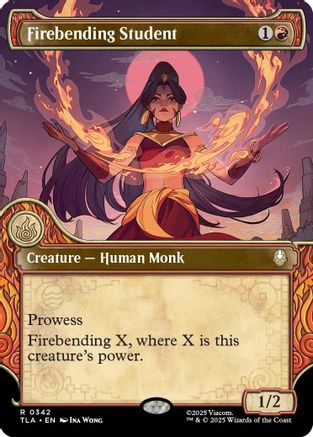 FOIL Firebending Student (Showcase) (TLA-342) - Avatar: The Last Airbender - Magic The Gathering