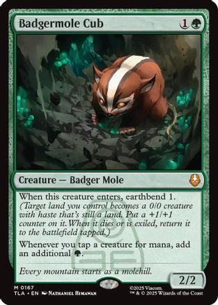 Badgermole Cub (TLA-167) - Avatar: The Last Airbender - Magic The Gathering