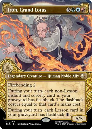 Iroh, Grand Lotus (Showcase) (TLA-349) - Avatar: The Last Airbender - Magic The Gathering