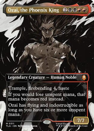 Ozai, the Phoenix King (0311) (Borderless) (TLA-311) - Avatar: The Last Airbender - Magic The Gathering