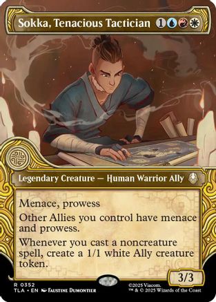 FOIL Sokka, Tenacious Tactician (Showcase) (TLA-352) - Avatar: The Last Airbender - Magic The Gathering