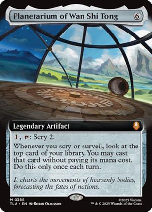 FOIL Planetarium of Wan Shi Tong (Extended Art) (TLA-385) - Avatar: The Last Airbender - Magic The Gathering