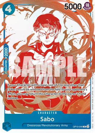 Sabo - OP10-049 (3rd Anniversary Treasure Campaign Pack) (OP10-049) - One Piece Promotion Cards One Piece