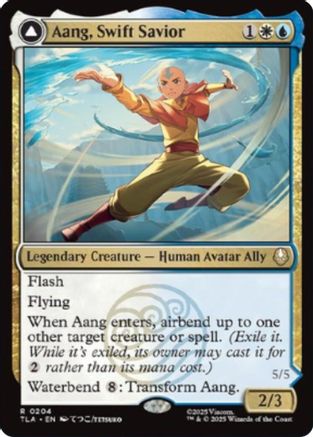 FOIL Aang, Swift Savior (TLA-204) - Avatar: The Last Airbender - Magic The Gathering