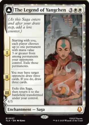 The Legend of Yangchen (TLA-027) - Avatar: The Last Airbender - Magic The Gathering