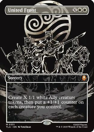 United Front (Borderless) (TLA-331) - Avatar: The Last Airbender - Magic The Gathering