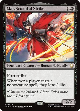 FOIL Mai, Scornful Striker (TLA-109) - Avatar: The Last Airbender - Magic The Gathering