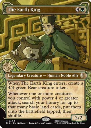 The Earth King (Showcase) (TLA-344) - Avatar: The Last Airbender - Magic The Gathering