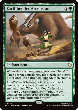 FOIL Earthbender Ascension (TLA-175) - Avatar: The Last Airbender - Magic The Gathering