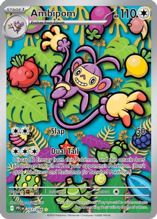 Ambipom - 107/094 107 - ME02 Phantasmal Flames Holofoil