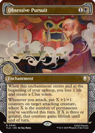 FOIL Obsessive Pursuit (Showcase) (TLA-340) - Avatar: The Last Airbender - Magic The Gathering