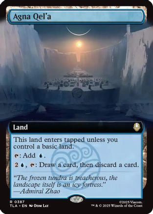 FOIL Agna Qel'a (Extended Art) (TLA-387) - Avatar: The Last Airbender - Magic The Gathering