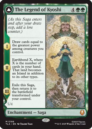 FOIL The Legend of Kyoshi (TLA-186) - Avatar: The Last Airbender - Magic The Gathering