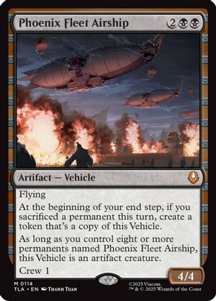Phoenix Fleet Airship (TLA-114) - Avatar: The Last Airbender - Magic The Gathering