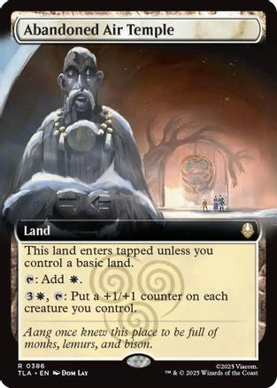 FOIL Abandoned Air Temple (Extended Art) (TLA-386) - Avatar: The Last Airbender - Magic The Gathering