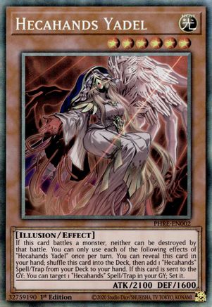COLLECTOR'S RARE Hecahands Yadel (CR) (PHRE-EN002) - Phantom Revenge 1st Edition