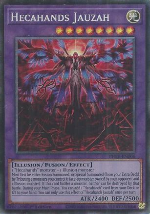 COLLECTOR'S RARE Hecahands Jauzah (CR) (PHRE-EN006) - Phantom Revenge 1st Edition