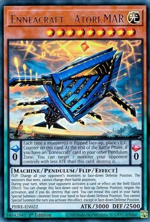 ULTRA RARE Enneacraft - Atori.MAR (PHRE-EN022) - Phantom Revenge 1st Edition